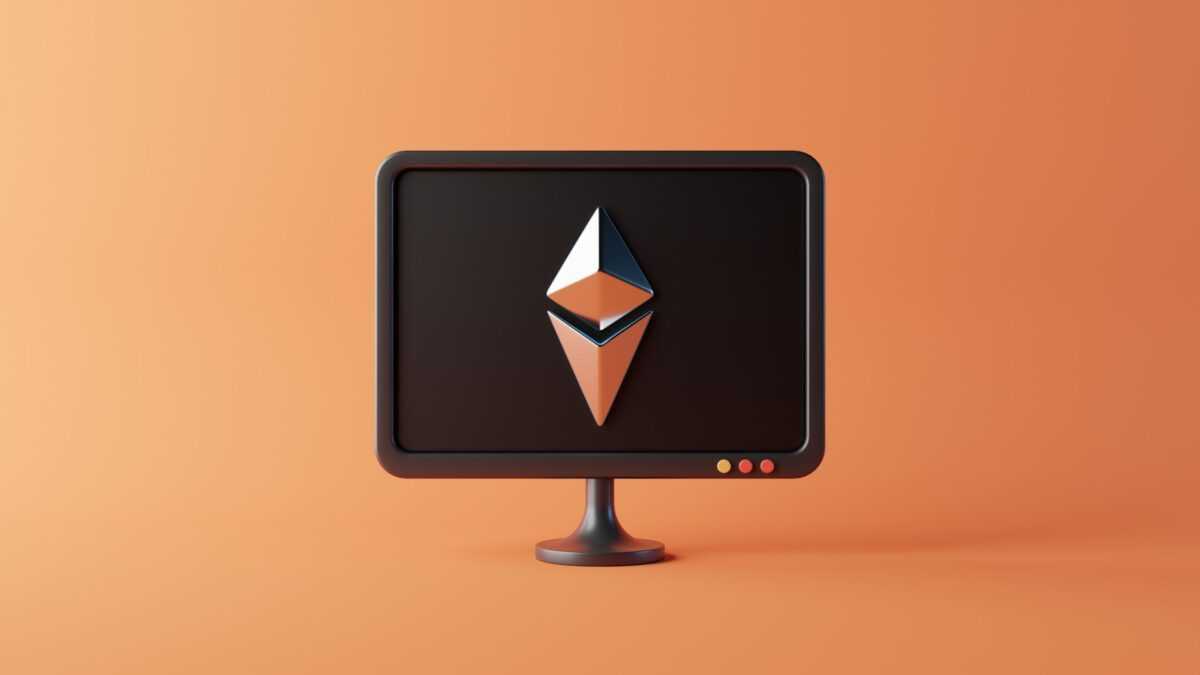 a computer monitor with a cartoon image on it